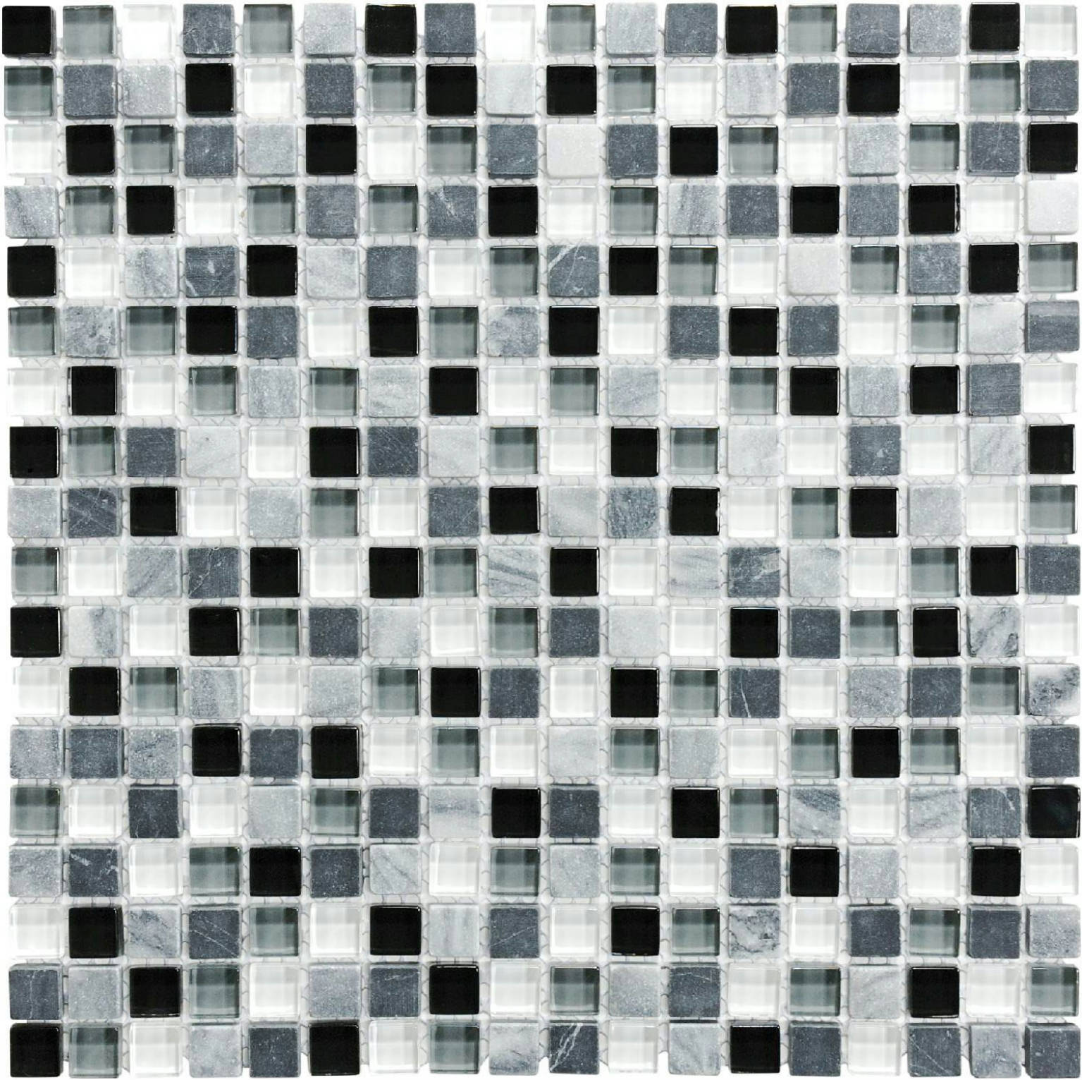 5/8X5/8 Midnight Mosaic | North Hills Flooring